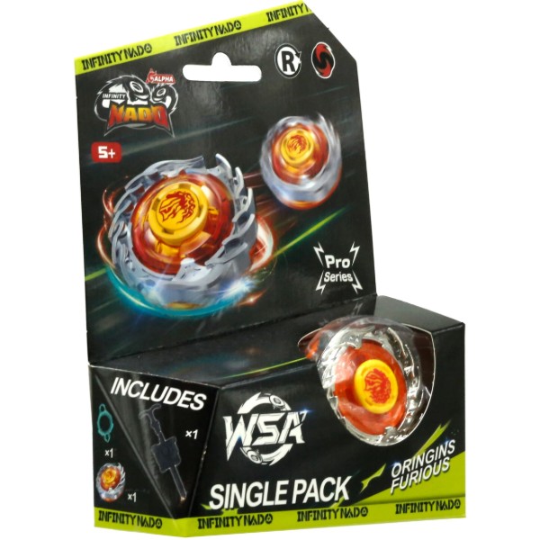 Фото - Дзиґа Infinity Nado VII Pro Series Single Pack Origins Furious (EU664621-2)